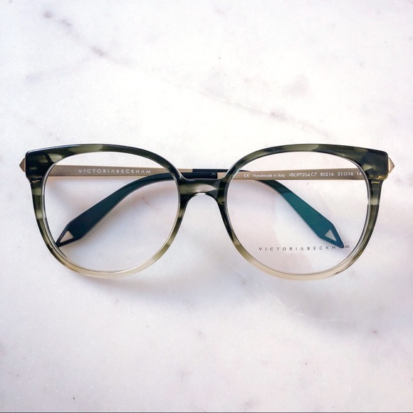 Victoria Beckham Green Tortoise Prescription - Picture 15 of 15